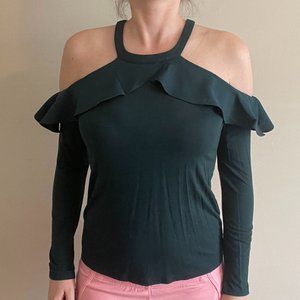 INC INTERNATIONAL CONCEPTS Women's  Green Long Sleeved Blouse - SMALL